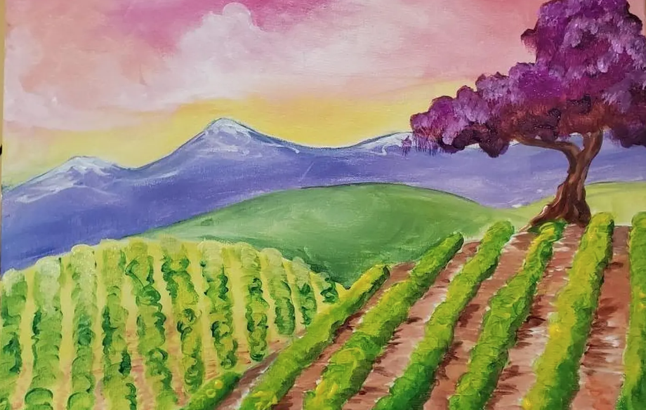 Paint & Sip at Knudsen Vineyards
