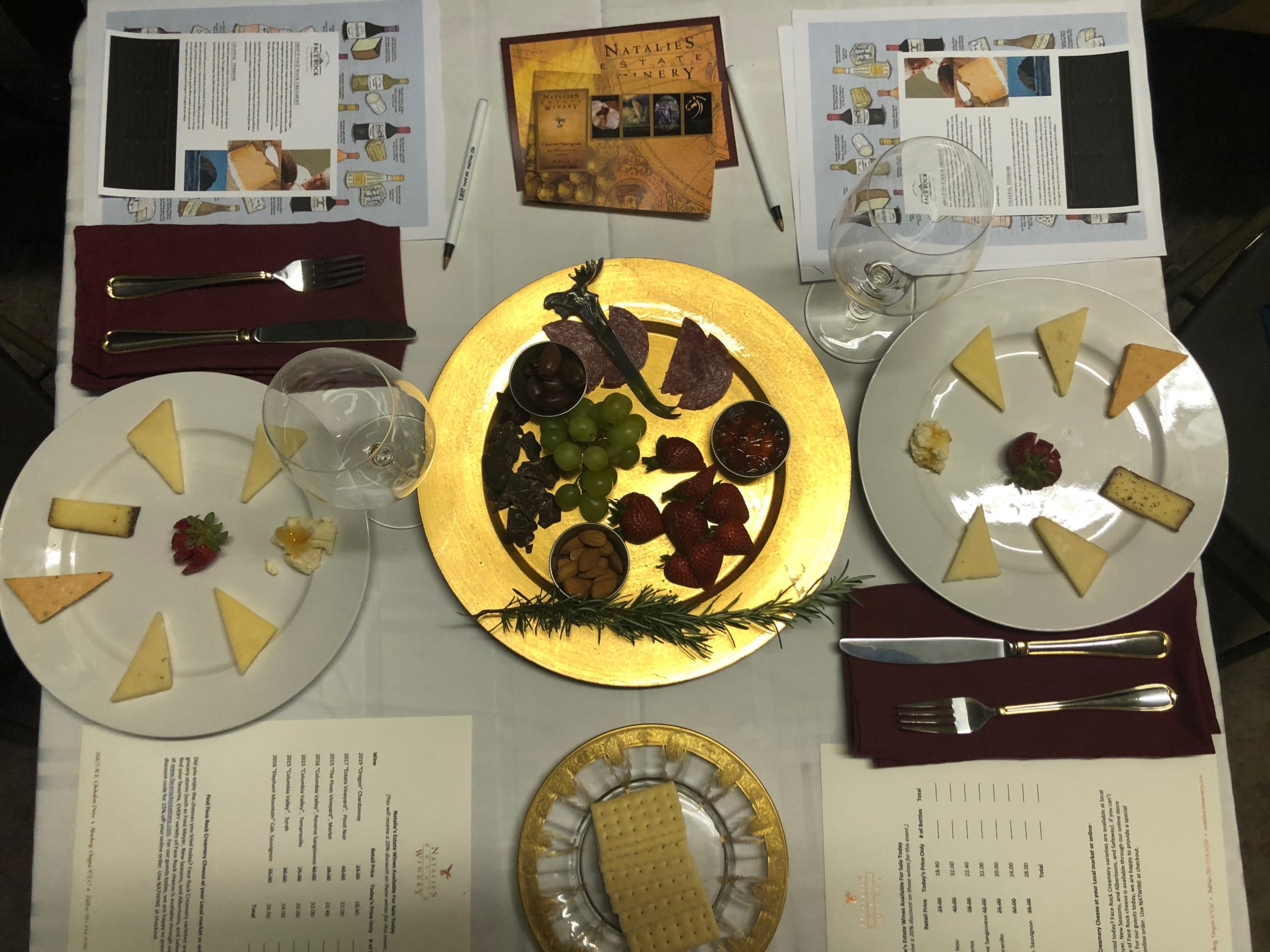 Artisan Wine & Cheese Pairing at Natalie’s Estate Winery
