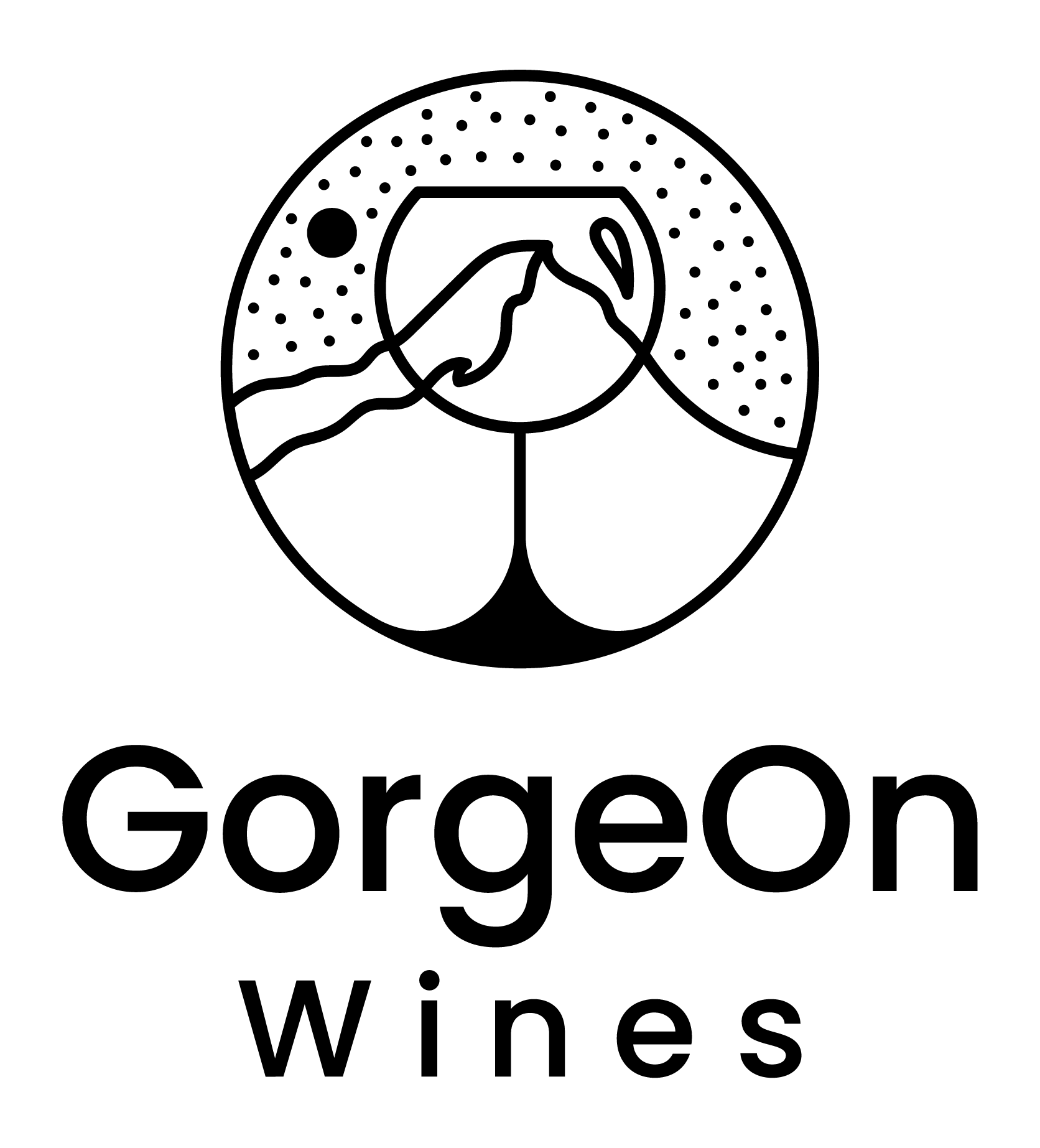 GorgeOn Wines – Hood River Logo