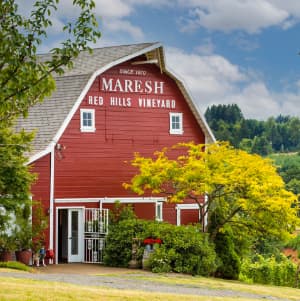 Maresh Red Barn Tasting Room Logo