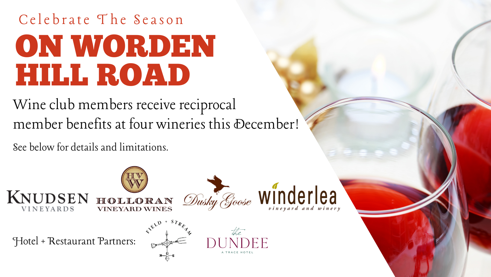 Wine Club Share: Celebrate The Season on Worden Hill Road