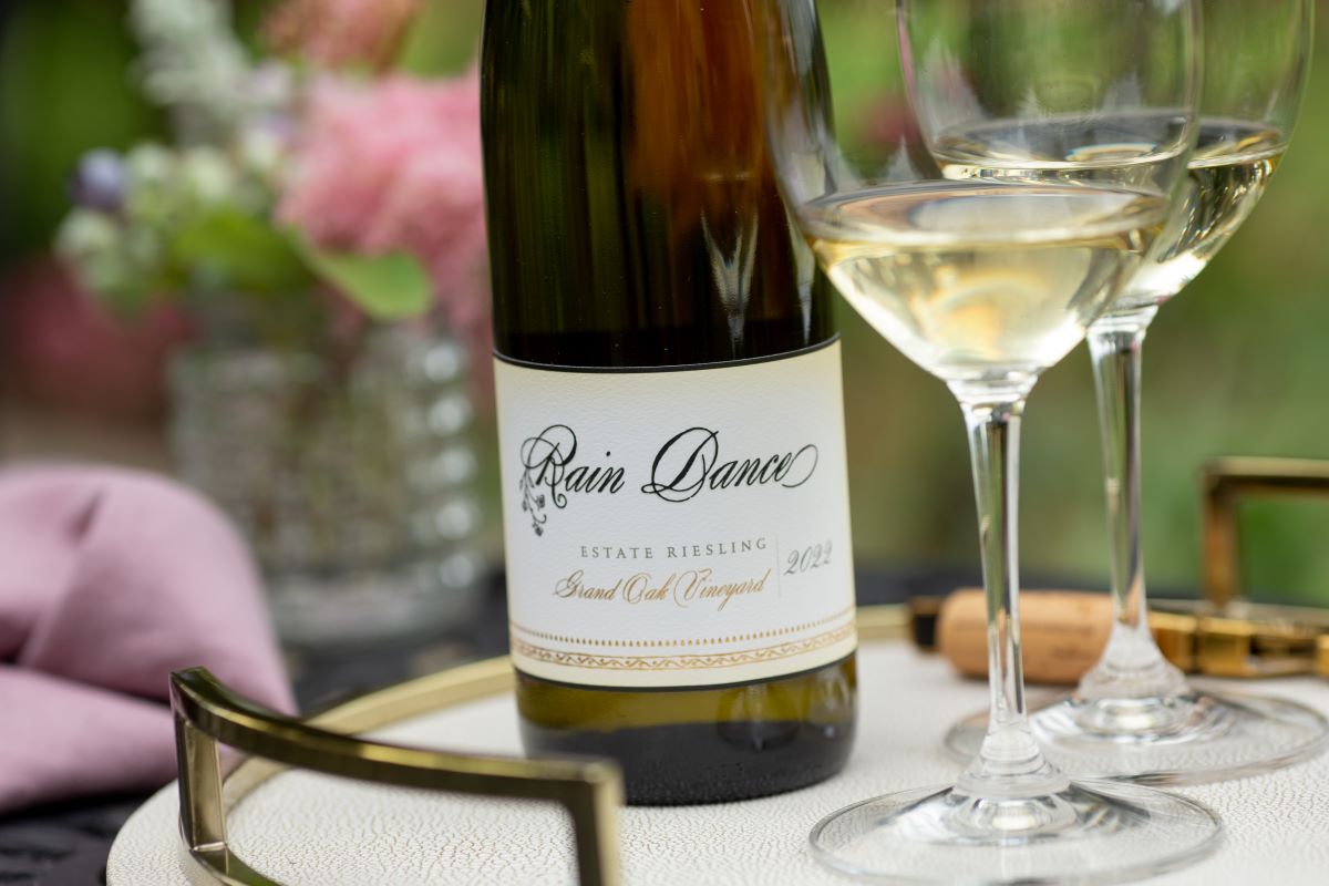 Rain Dance Vineyards Riesling Vertical: 2015, 2016, 2017 and 2022 Rieslings