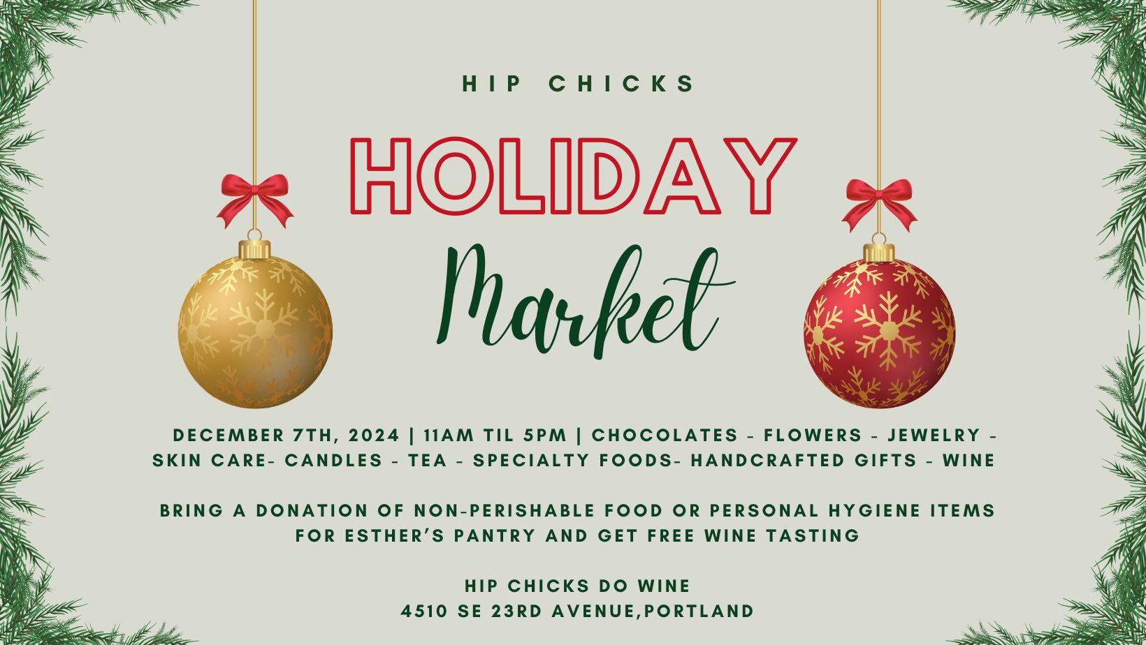 Hip Chicks Holiday Market