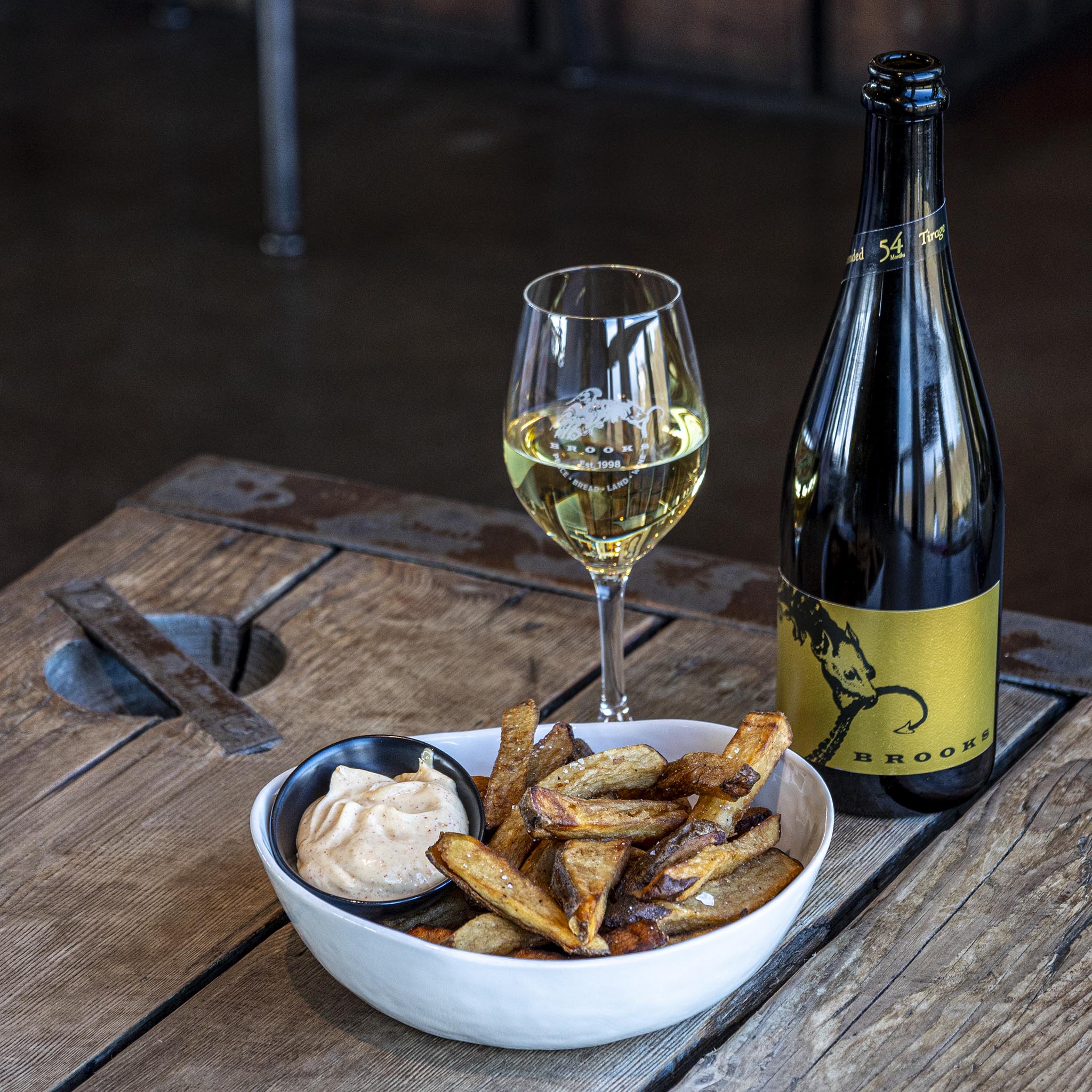 Brooks National Champagne and French Fries Day Celebration
