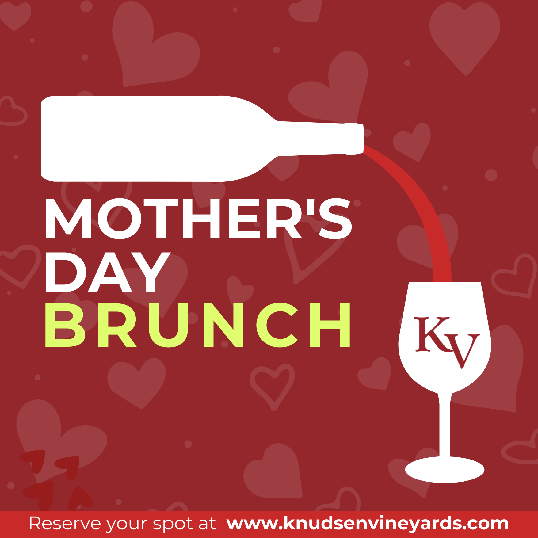 Mother’s Day Brunch & Wine Tasting at Knudsen Vineyards