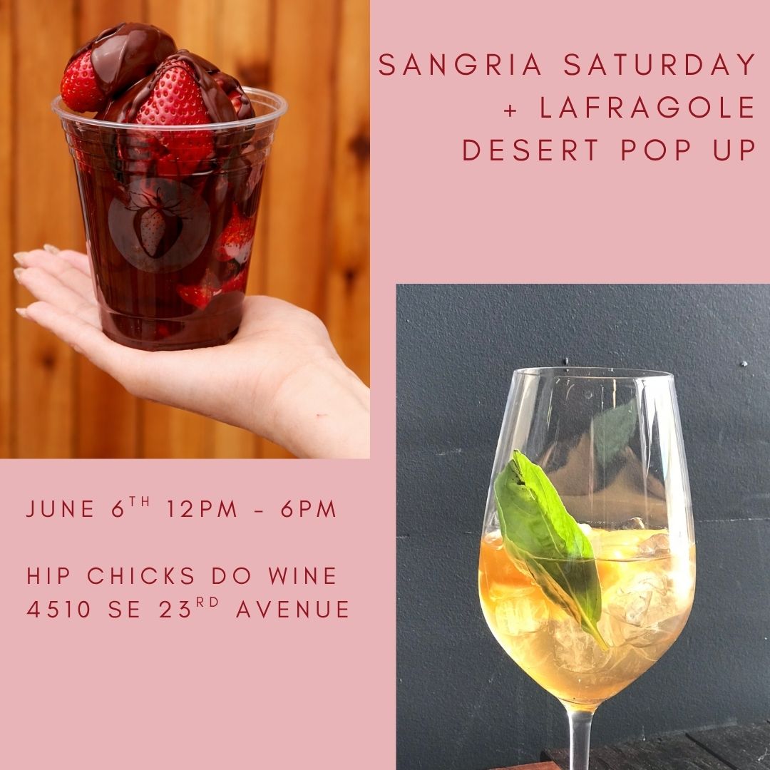 Sangria Saturday & Dessert Pop Up