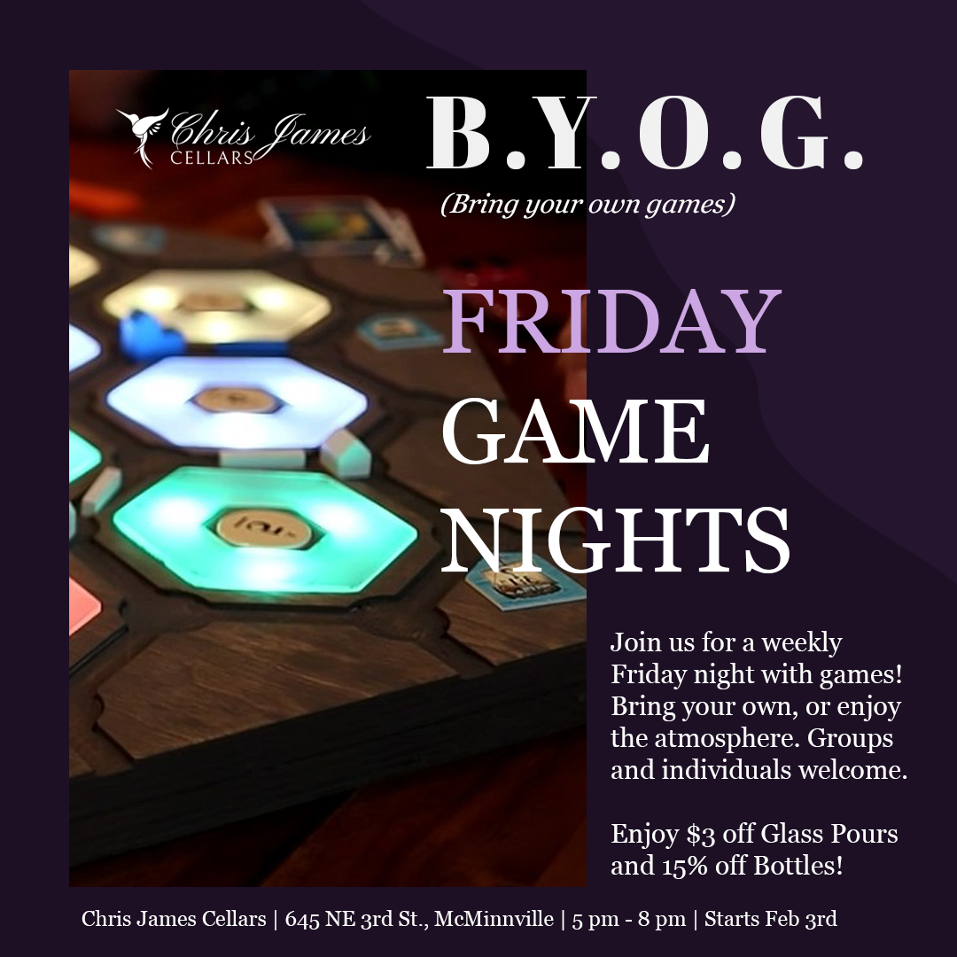 B.Y.O.G. Friday Game Nights