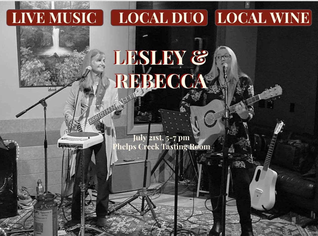 Live Music from Local Duo Lesley & Rebecca