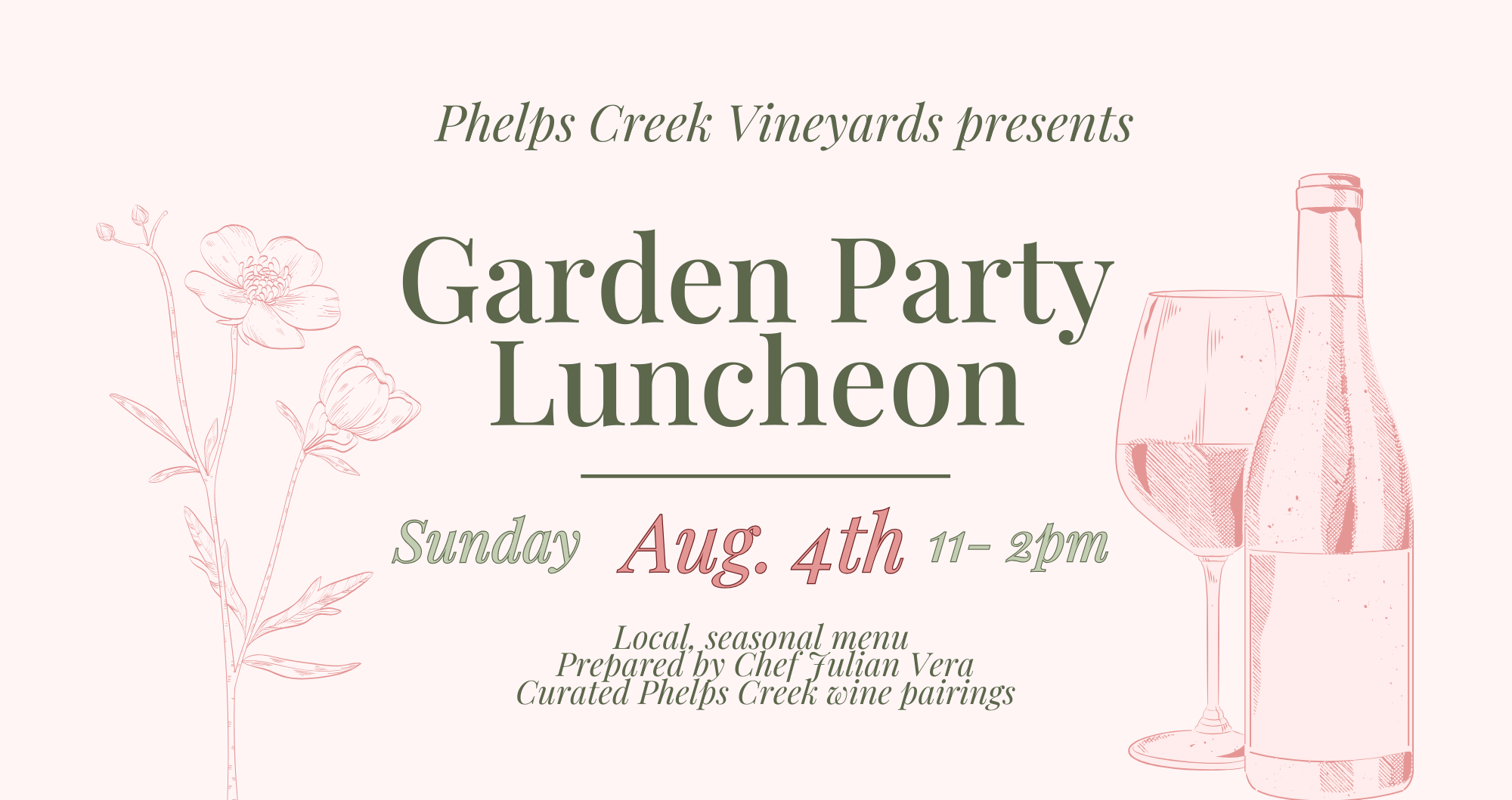 Summer Garden Party Luncheon