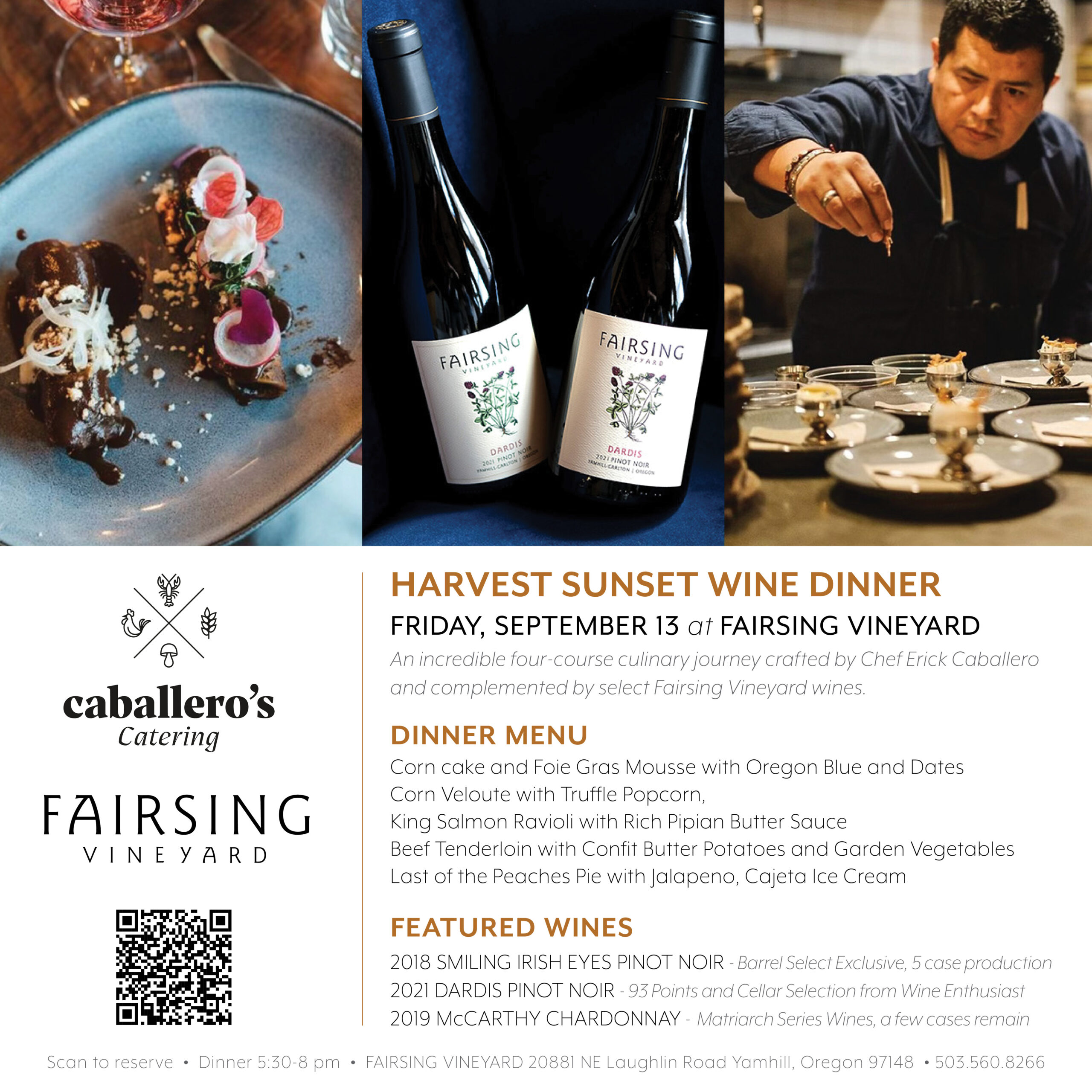 Harvest Sunset Wine Dinner