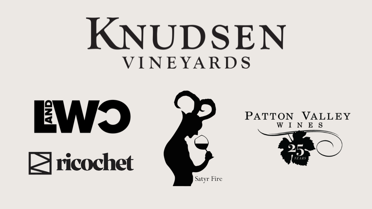 Knudsen Vineyards tasting with Guest Wineries