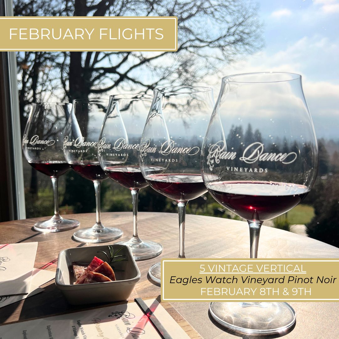 Eagles Watch Vineyard Pinot Noir: 5 Vintage Vertical Tasting