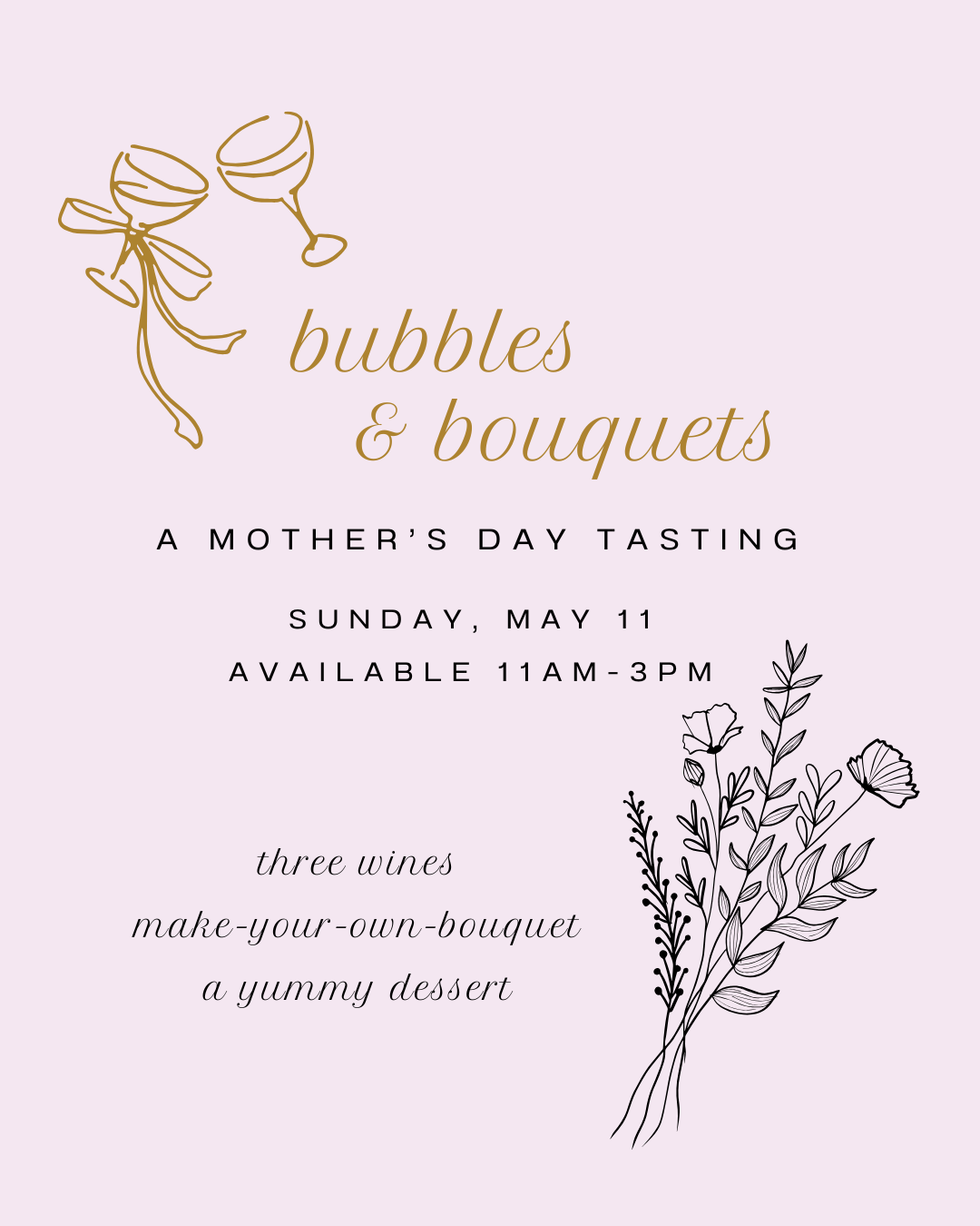 Mother’s Day Bubbles & Bouquets