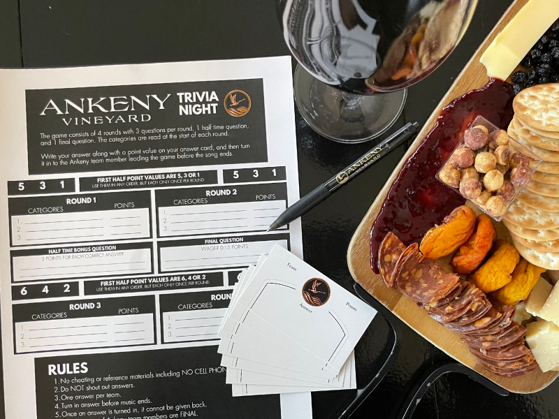 Trivia Night at Ankeny Vineyard